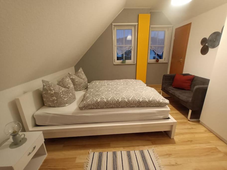 Ferienwohnung Fischer Mit E-Ladestation Direkt Am Haus Шварценберг Екстер'єр фото